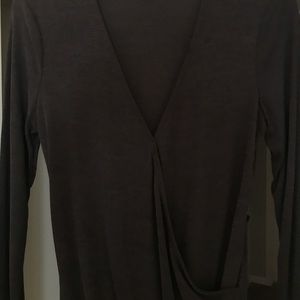 Dark grey top